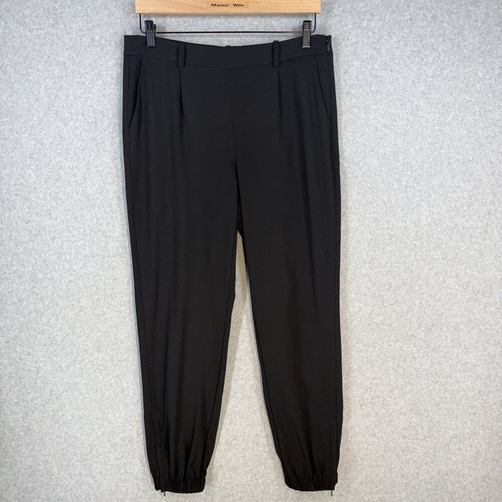 Trouvé Women's Pants Black Size 4 Stretch Jogger Style Pants Elastic Zip Cuffs